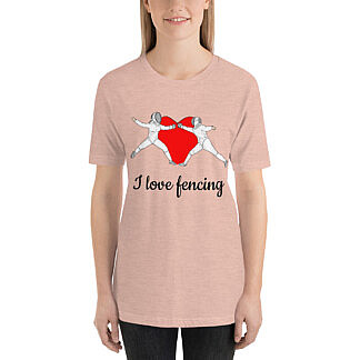 I Love Fencing T-Shirt - Fencing Love