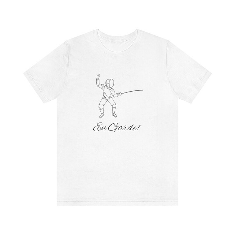 En Garde Fencer T-Shirt - Fencing Love